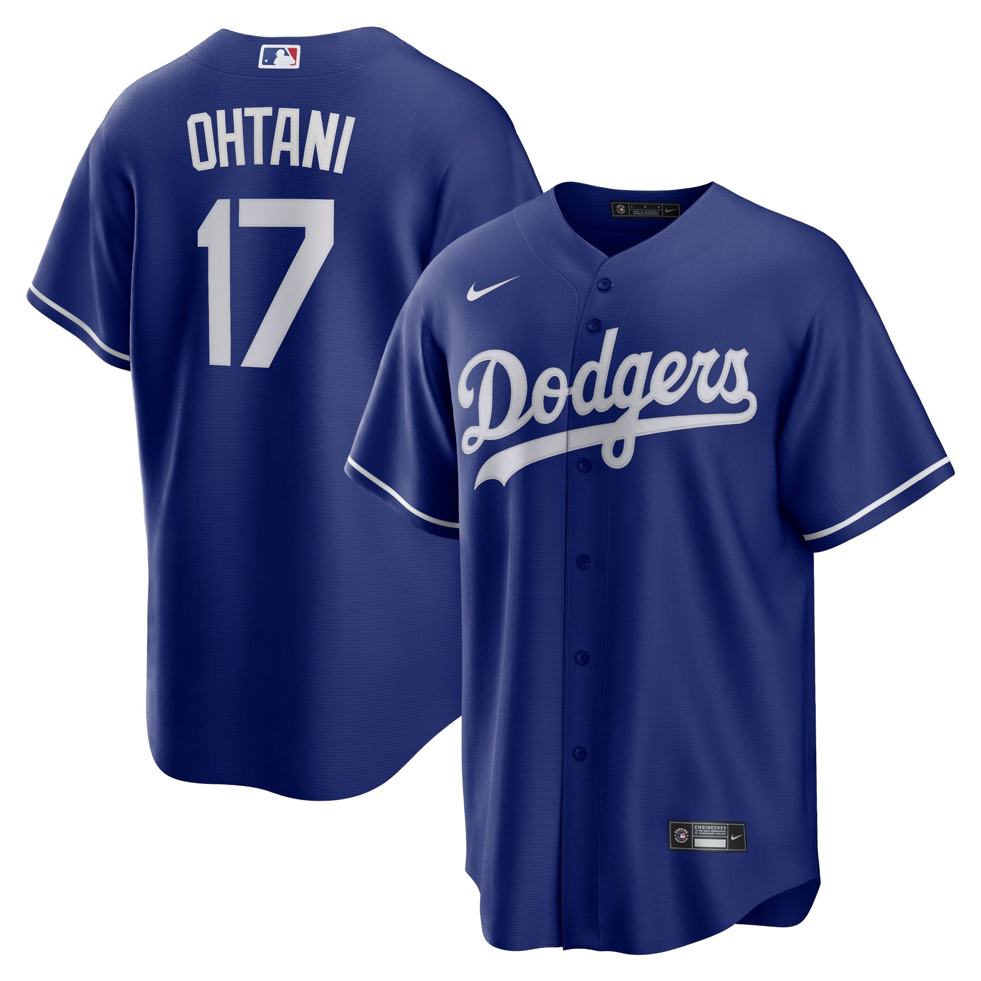 Shohei Ohtani Los Angeles Dodgers Nike Away Replica Player Jersey - Gray/Royal/White