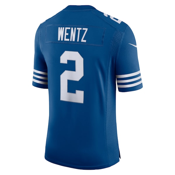 Carson Wentz Indianapolis Colts Nike Alternate Vapor Limited Jersey - Royal/White