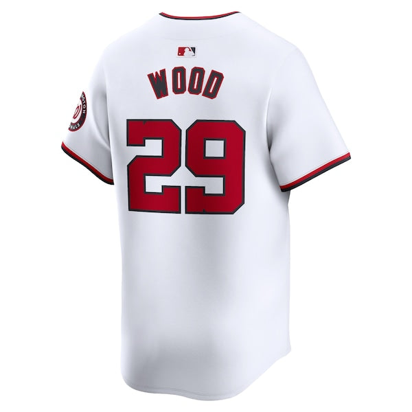 James Wood Washington Nationals Nike Youth Home Limited Player Jersey - White