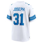 Kerby Joseph Detroit Lions Nike Game Jersey -  White/Blue
