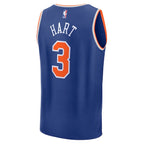 Josh Hart New York Knicks  Fast Break Replica Player Jersey - Icon Edition - Royal