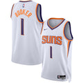 Devin Booker Phoenix Suns Nike Unisex Swingman Jersey - Association Edition - White/Purple