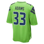 Jamal Adams Seattle Seahawks Nike  Game Jersey - Neon Green/Navy
