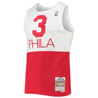 Allen Iverson Philadelphia 76ers 2003/2004 Hardwood Classics Swingman Jersey - White/Red