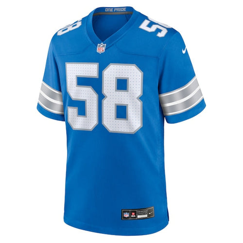 Penei Sewell Detroit Lions Nike Game Jersey - Blue/Black