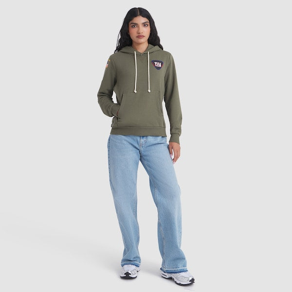 New York Giants Nike Women's 2025 Salute to Service Sideline Standard Issue Dri-FIT Hoodie - Olive