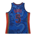 Baron Davis Golden State Warriors 2006/07 Hardwood Classics Asian Heritage 6.0 Swingman Throwback Player Jersey - Royal