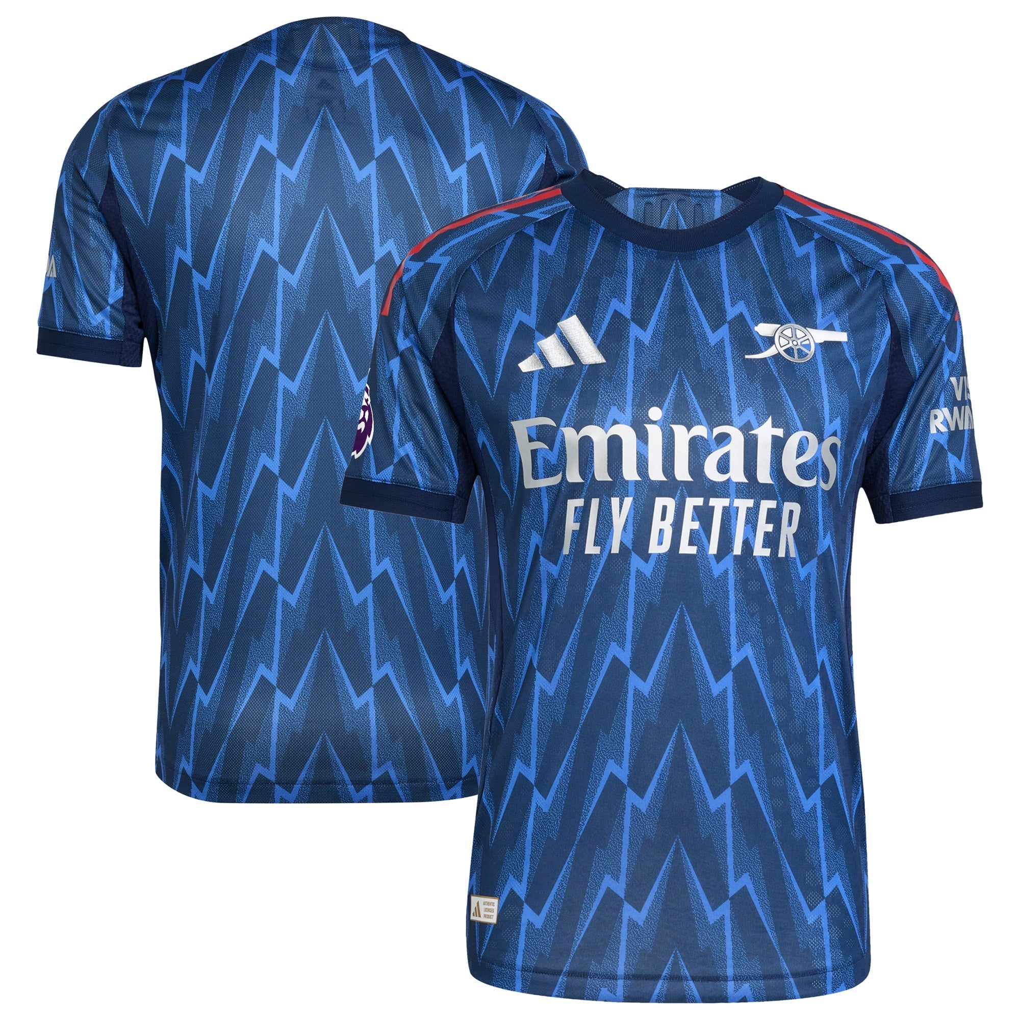 Arsenal adidas 2025/26 Third Authentic Jersey - White/Red/Blue