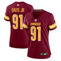 Carl Davis Jr. Washington Commanders Nike Women's Team Game Jersey -  Burgundy