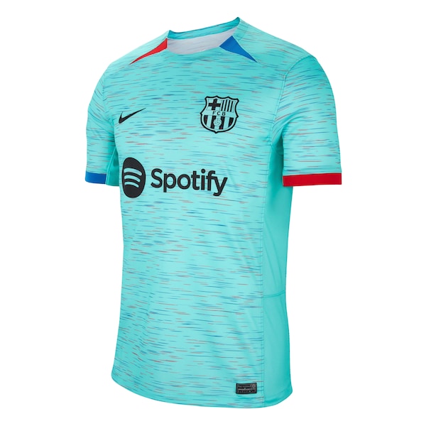 Pedri Barcelona Nike 2023/24 Third Replica Jersey - Aqua/Royal/White