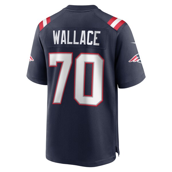 Caedan Wallace New England Patriots Nike  Game Jersey -  Navy