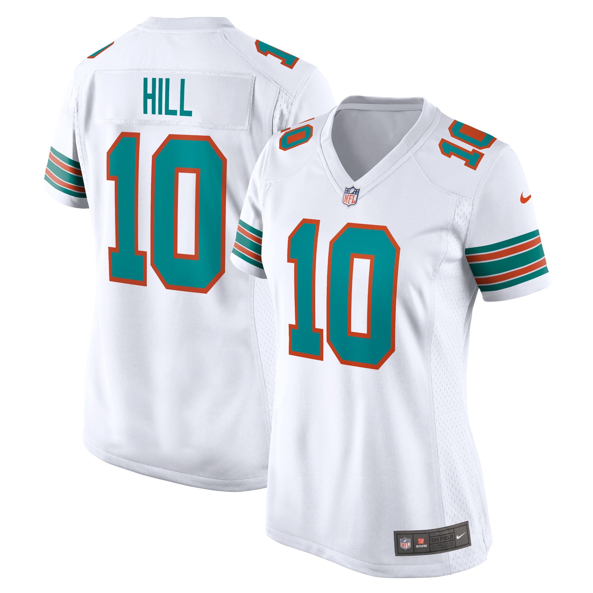 Tyreek Hill Miami Dolphins Nike Women's Alternate Game Jersey - Aqua/White