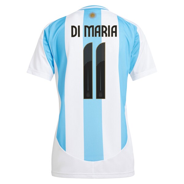 Angel Di Maria Argentina National Team adidas Women's 2024 Home Replica Jersey - White