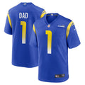 Number 1 Dad Los Angeles Rams Nike Game Jersey - Royal