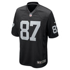 Michael Mayer Las Vegas Raiders Nike 2023 NFL Draft Pick Game Jersey - Black