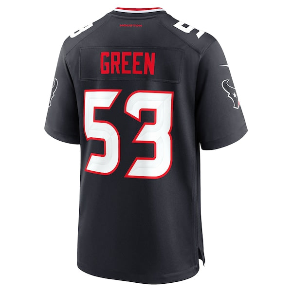 Kendrick Green Houston Texans Nike Team Game Jersey -  Navy