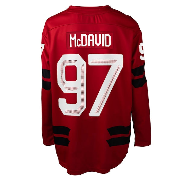Connor McDavid Hockey Canada Women's 2026 Replica Jersey - Red