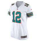Bob Griese Miami Dolphins Nike Women's Retired Player Jersey - White/Aqua