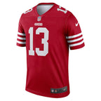 Brock Purdy San Francisco 49ers Nike Team Legend Jersey - Scarlet