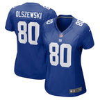 Gunner Olszewski New York Giants Nike Women's  Game Jersey -  Royal