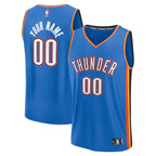 Oklahoma City Thunder  Youth Fast Break Custom Replica Jersey - Icon Edition - Blue