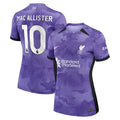 Alexis Mac Allister Liverpool Nike Women's 2023/24 Third Stadium Replica Player Jersey - Purple