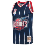 Yao Ming Houston Rockets Hardwood Classics 2002-03 Swingman Jersey - Navy