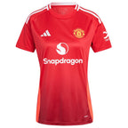 Bruno Fernandes Manchester United adidas Women's 2024/25 Home Replica Player Jersey - Red