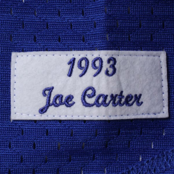Joe Carter Toronto Blue Jays 1993 Authentic Cooperstown Collection Mesh Batting Practice Jersey - Royal