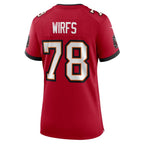 Tristan Wirfs Tampa Bay Buccaneers Nike Women's  Game Jersey -  Red