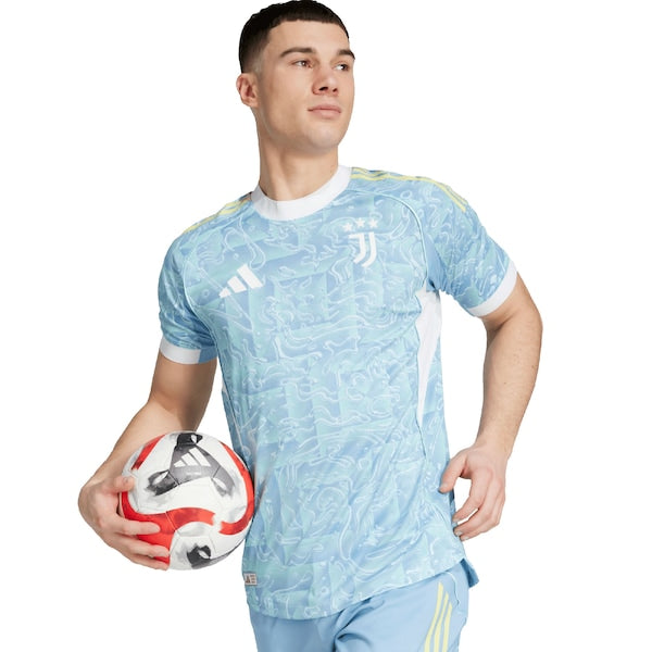 Juventus adidas 2025/26 Away Authentic Jersey - Blue/White