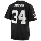 Bo Jackson Las Vegas Raiders Big & Tall 1988 Retired Player Replica Jersey - Black/White