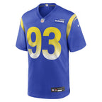 Jack Heflin Los Angeles Rams Nike Team Game Jersey -  Royal