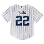 Juan Soto New York Yankees Nike Toddler Home Replica Player Jersey – White