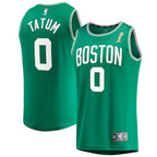 Jayson Tatum Boston Celtics  2024 NBA Finals Champions Fast Break Replica Player Jersey - Kelly Green - Icon Edition