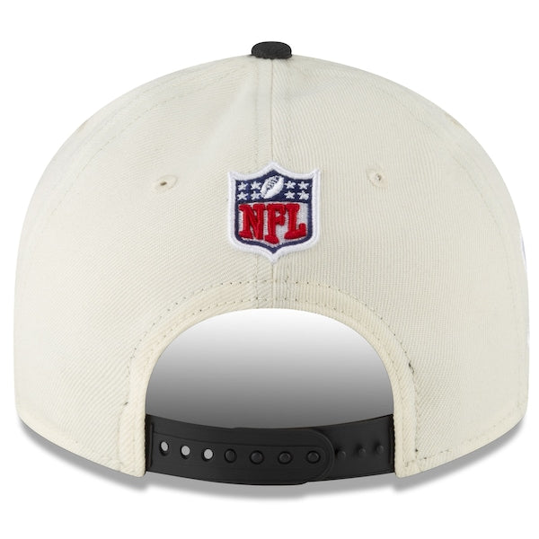 Kansas City Chiefs New Era Super Bowl LVIII Champions Locker Room Low Profile 9FIFTY Adjustable Hat - Cream/Black
