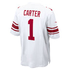 Abdul Carter New York Giants Nike First Round Pick Game Jersey - White