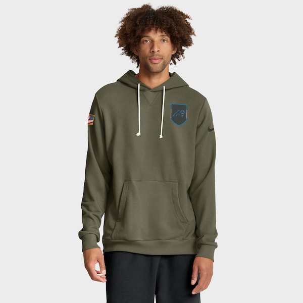 Carolina Panthers Nike 2025 Salute to Service Sideline Standard Issue Dri-FIT Hoodie - Olive