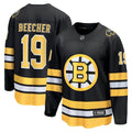 John Beecher Boston Bruins  Home Breakaway Player Jersey - Black