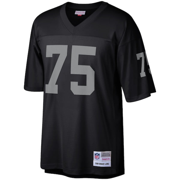 Howie Long Las Vegas Raiders Retired Player Legacy Replica Jersey - Black