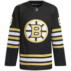 David Pastrnak Boston Bruins adidas  Primegreen Authentic Player Jersey - Black/White