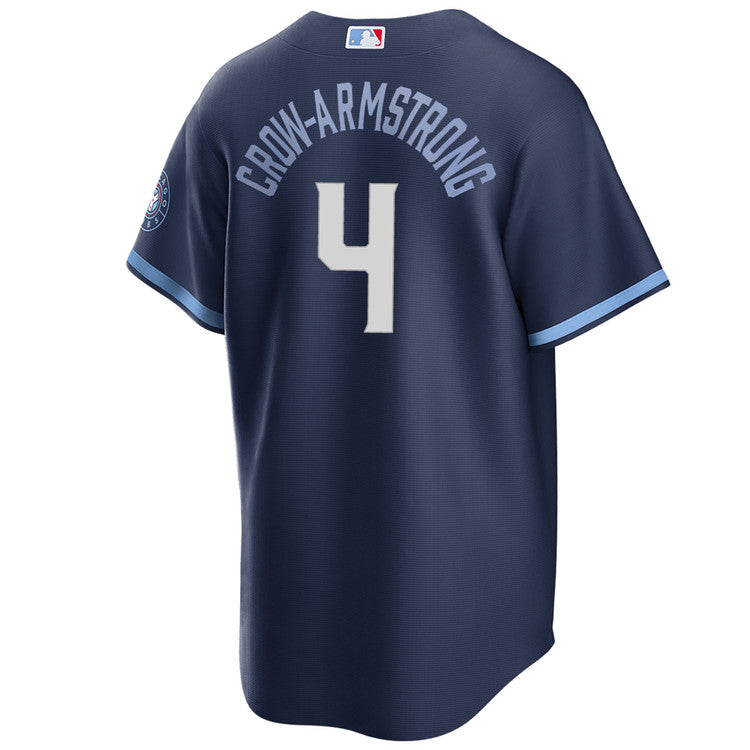 Pete Crow-Armstrong Chicago Cubs Nike City Connect Player Jersey - Navy