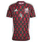Edson Alvarez Mexico National Team adidas 2024 Home Replica Player Jersey - Burgundy/Green