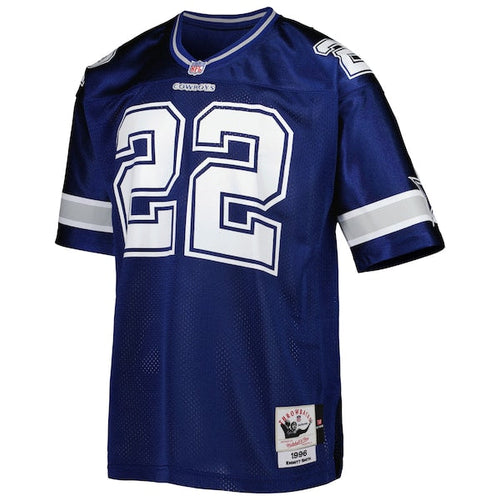 Emmitt Smith Dallas Cowboys 1996 Authentic Throwback Retired Player Jersey - Navy