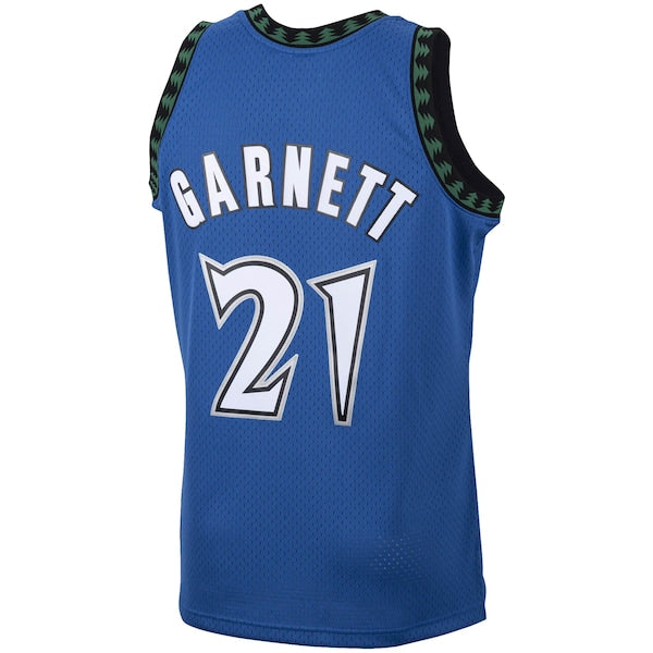 Kevin Garnett Minnesota Timberwolves 2001/02 Hardwood Classics Swingman Jersey - Blue