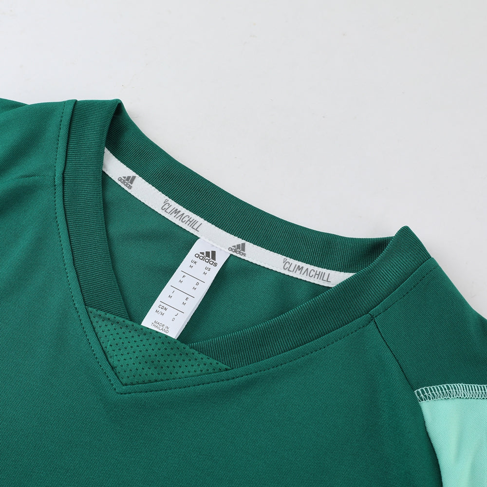 Adidas Short Sleeve Training Jersey Set - AD03- Olive Green