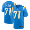 Branson Taylor Los Angeles Chargers Nike Team Game Jersey -  Powder Blue