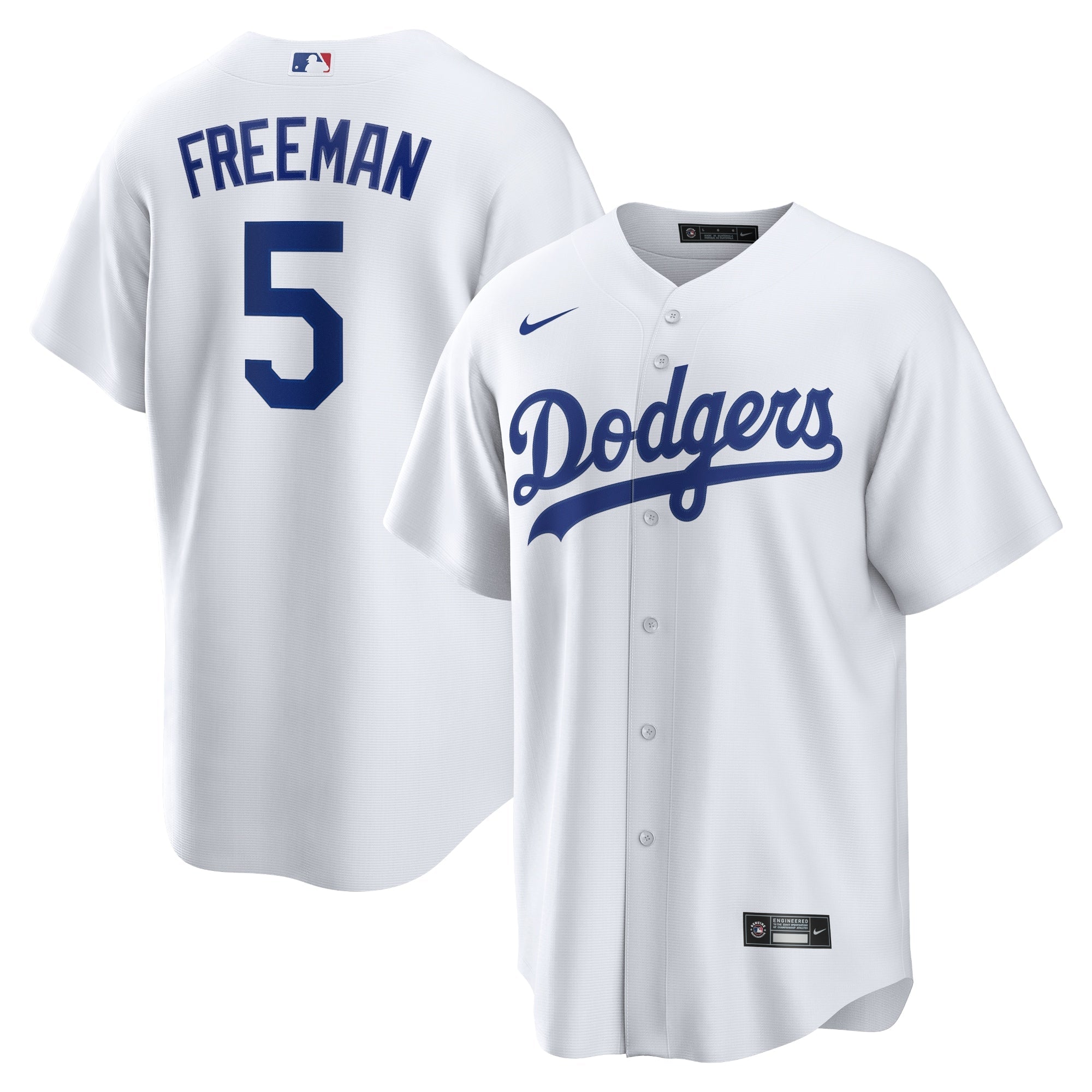 Freddie Freeman Los Angeles Dodgers Nike Alternate Replica Player Jersey - Royal/White