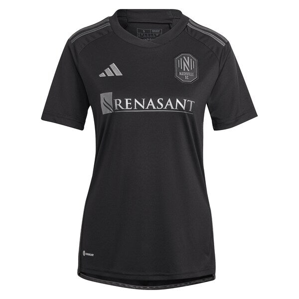 Tyler Boyd Nashville SC adidas Women's 2024 Man In Black Kit Replica Player Jersey - Black/Yellow