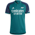 Martin Odegaard Arsenal adidas 2023/24 Third Replica Player Jersey - Green/Yellow